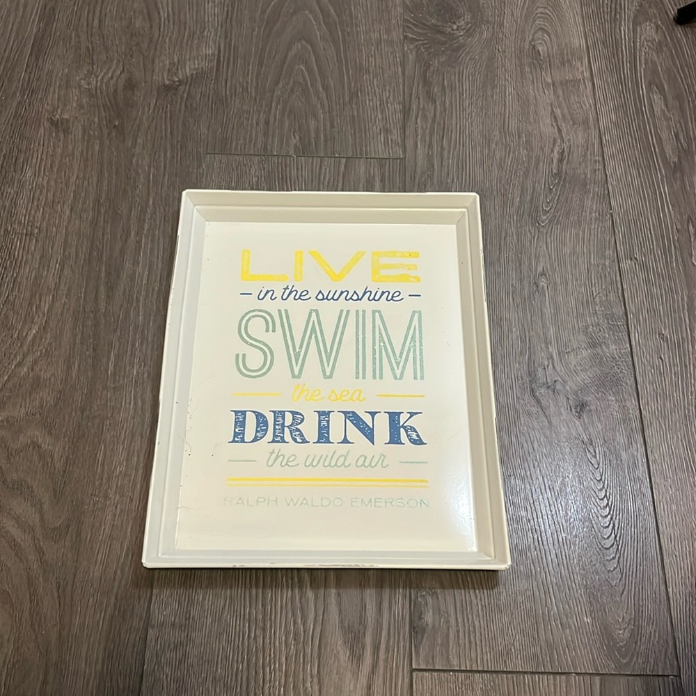 Live in The Sunshine Swim In The Sea Drink the Wild Air Made By Me